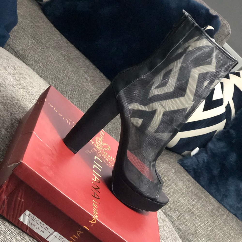 Liliana Peep Toe Bootie